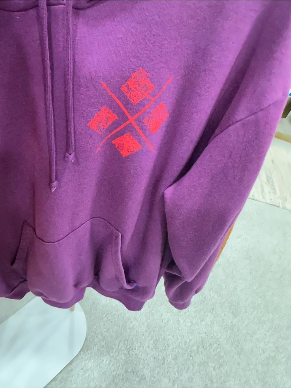 Aviator Nation Hunger Games Collab Purple Pullover Hoodie